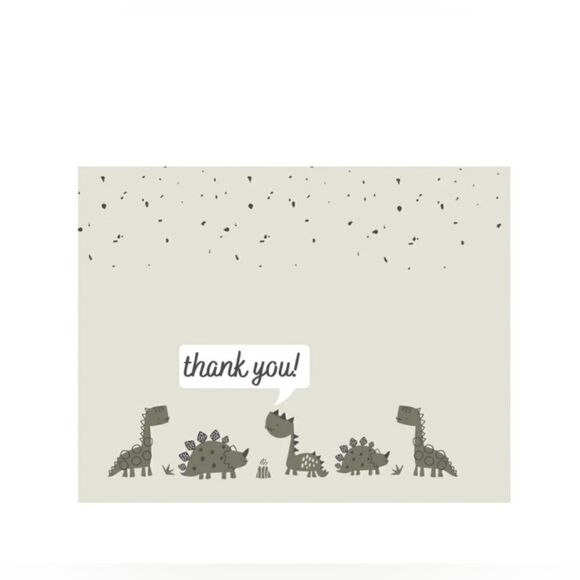 Lê top bebe NWT Sz 6-9 months 2 poly mailers Dino print plus insert card - Picture 6 of 7